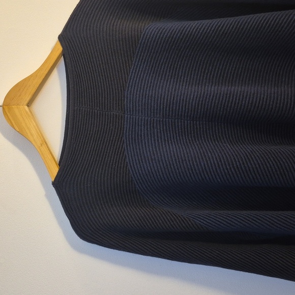 Lululemon Women's It All Lines Up Poncho Navy Black Cotton Yak  One Size - Picture 4 of 8